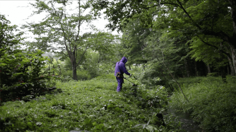Fukushima exclusion zone, film still from Project Fukushima by Hikaru Fujii (2011)